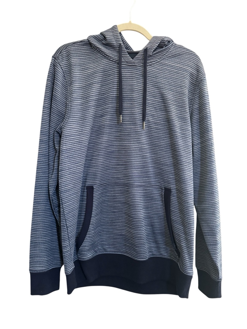 Prana Mens Gatten Hoodie Pullover Large Blue #NE262